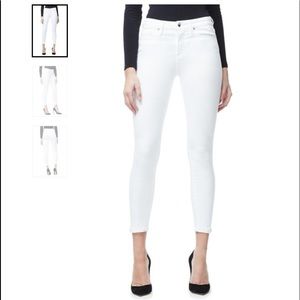GOOD AMERICAN - Good Legs Crop White Jeans